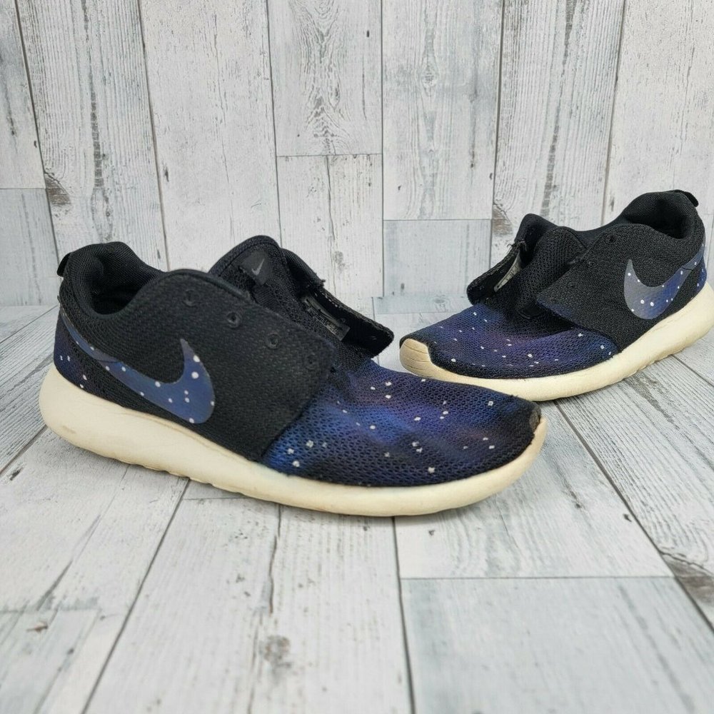 Size 9 - Men’s Nike Roshe One Shoes Black Gray CUSTOM Polka